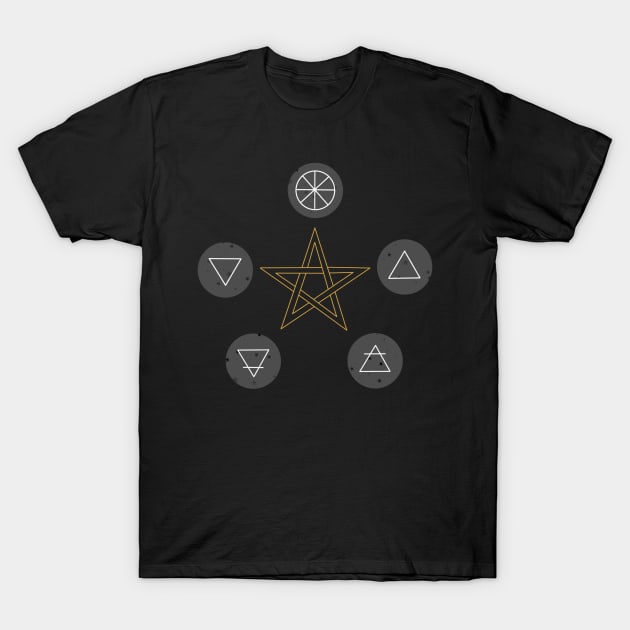 Circle of the elements T-Shirt by Apart Design